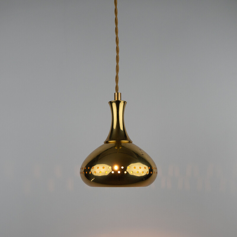 Pair of Swedish vintage pendant lamps by Hans-Agne Jakobsson, 1950s