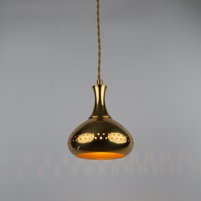 Pair of Swedish vintage pendant lamps by Hans-Agne Jakobsson, 1950s