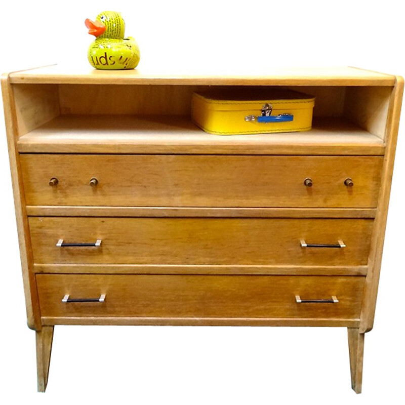 Chest of drawers with compass feet - 1950s