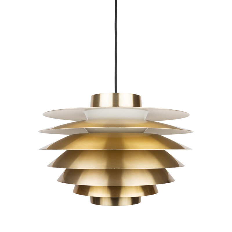 Danish vintage pendant lamp Verona by Svend Middelboe for Nordisk Solar, 1962