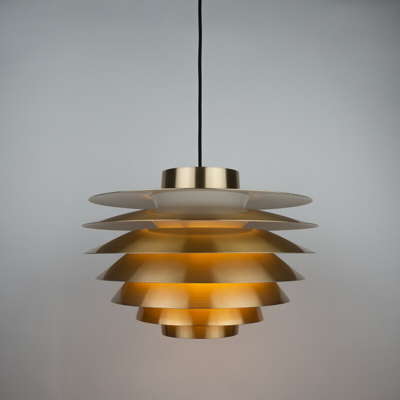 Danish vintage pendant lamp Verona by Svend Middelboe for Nordisk Solar, 1962