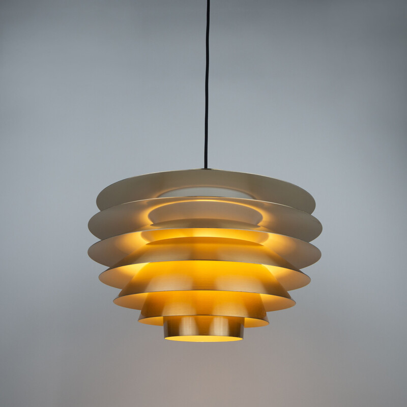 Danish vintage pendant lamp Verona by Svend Middelboe for Nordisk Solar, 1962