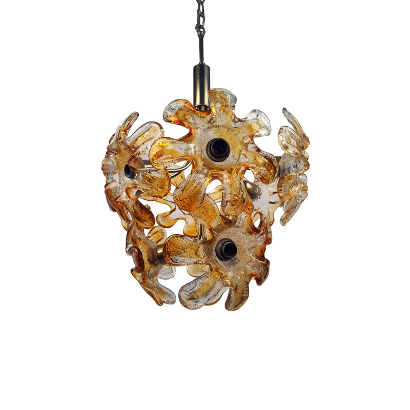 Murano glass Sputnik chandelier by Mazzega - 1960s