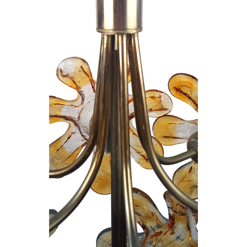 Murano glass Sputnik chandelier by Mazzega - 1960s