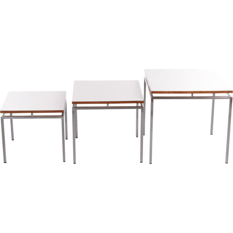 Dutch vintage nesting tables by Cees Braakman, 1960s