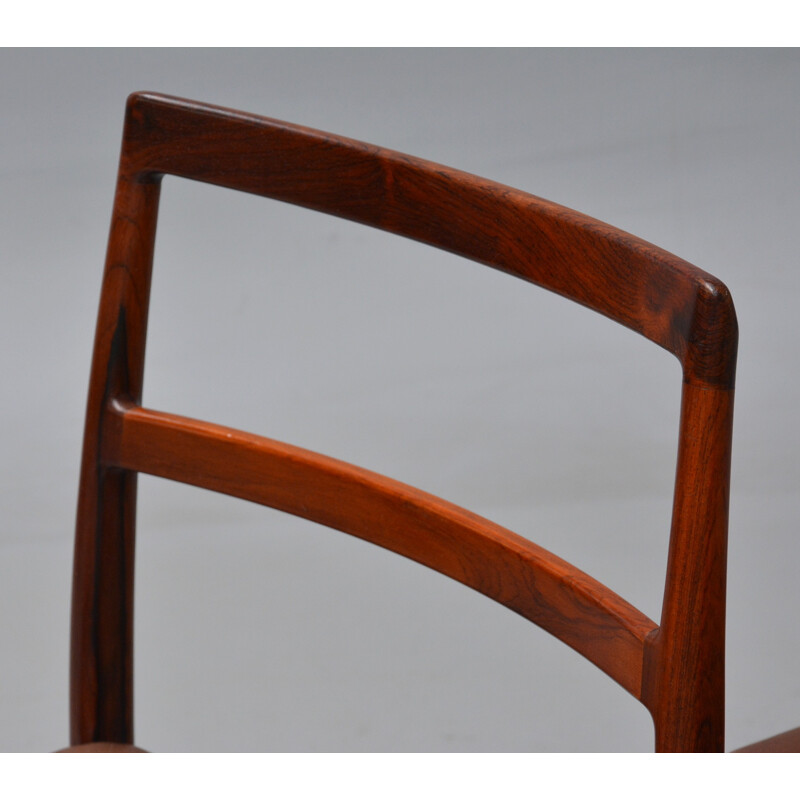 Set of 4 model "430" dining chairs in rosewood, Arne VODDER - 1950s