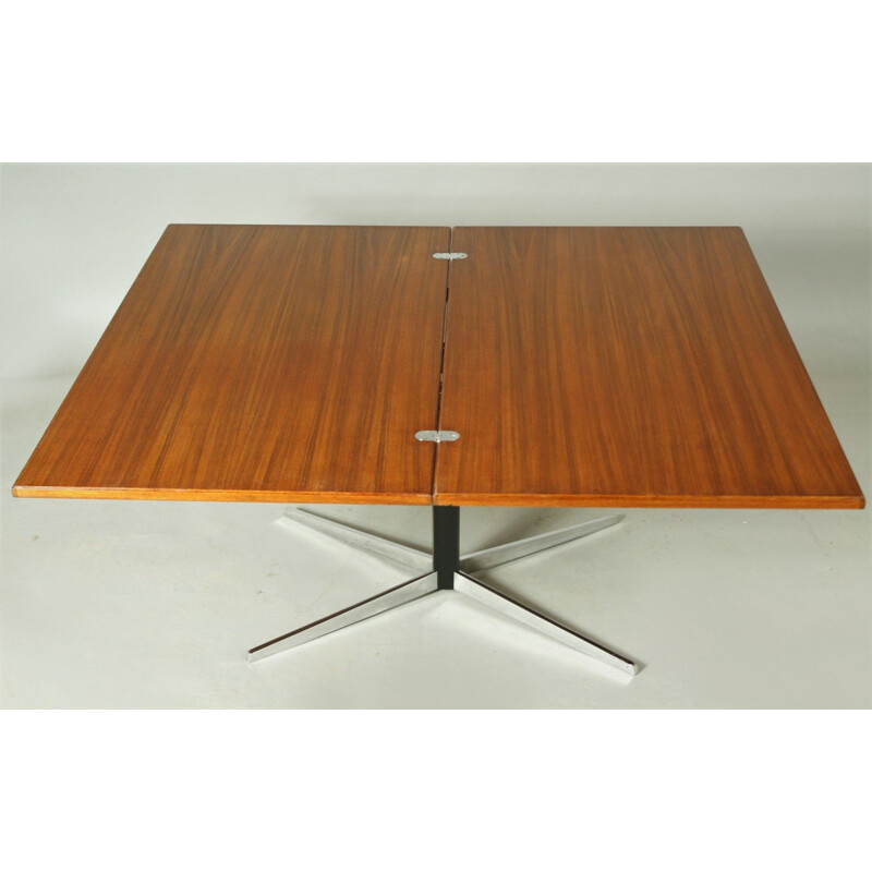Vintage adjustable teak table by J.M. Thomas for Wilhelm Renz, 1960