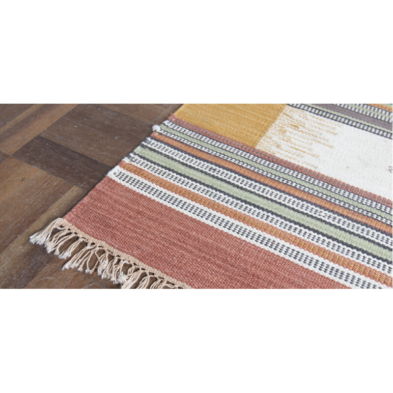 Kilim rug in pastel colors - 1970s