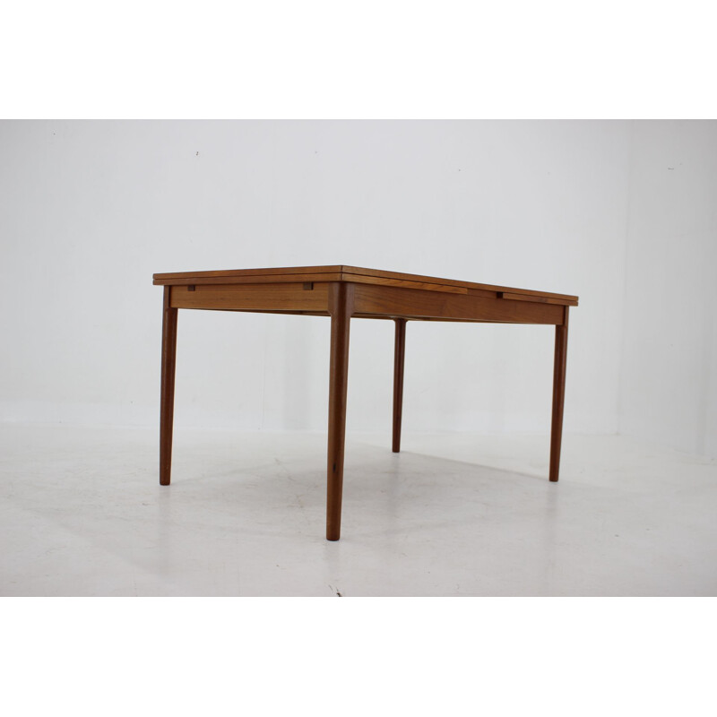 Vintage teak extendable dining table by Kai Winding, Denmark 1960s