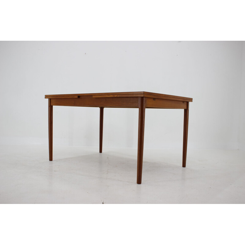 Vintage teak extendable dining table by Kai Winding, Denmark 1960s