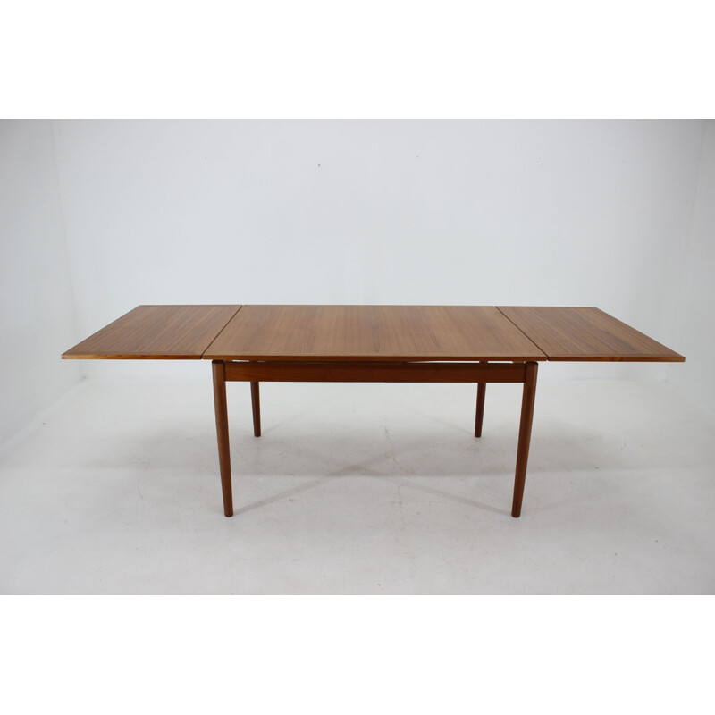 Vintage teak extendable dining table by Kai Winding, Denmark 1960s