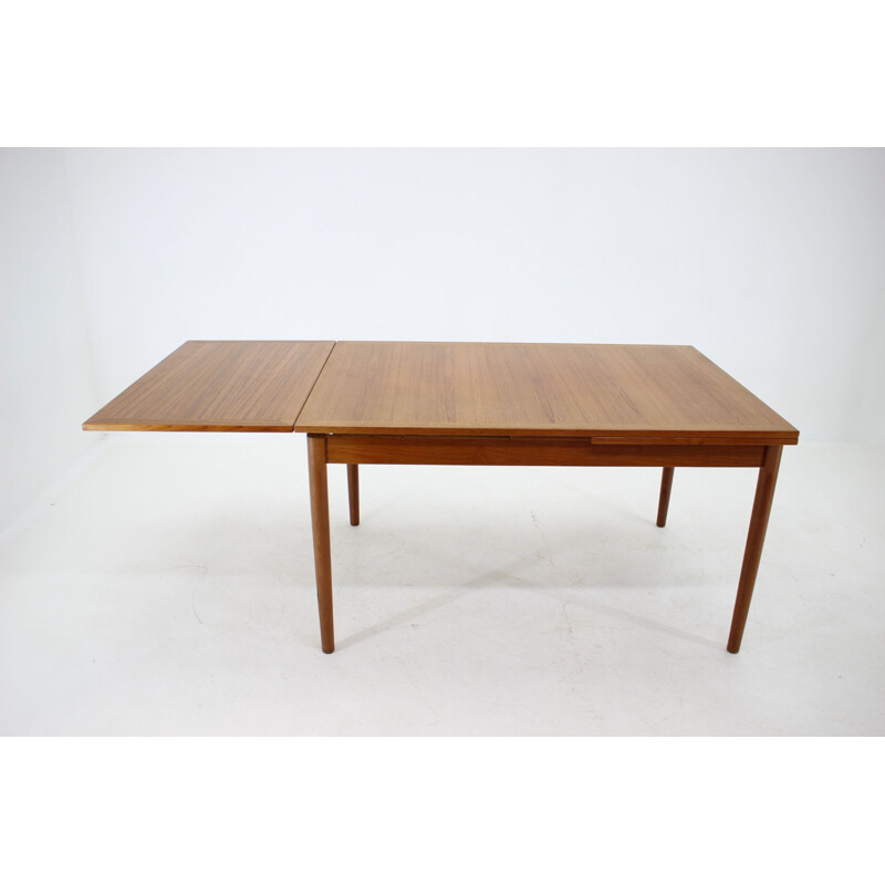 Table extensible vintage en teck par Kai Winding, Danemark 1960