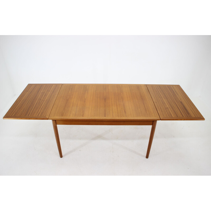 Vintage teak extendable dining table by Kai Winding, Denmark 1960s