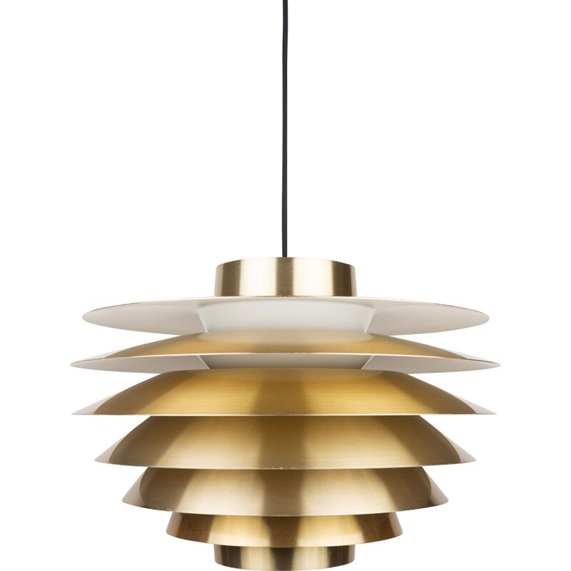 Danish vintage pendant lamp Verona by Svend Middelboe for Nordisk Solar, 1962