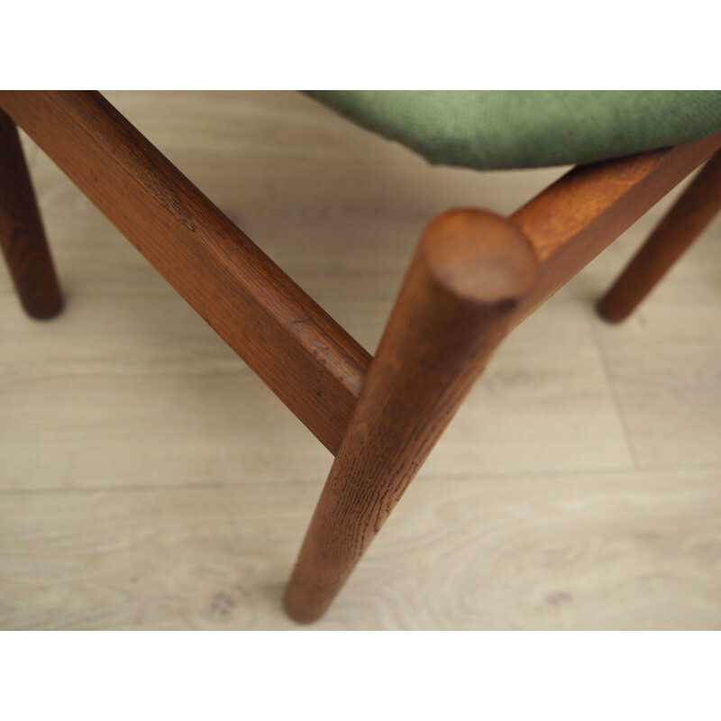 Pair of vintage oakwood chairs by Jørgen Baekmark for Fdb Møbler, 1960s