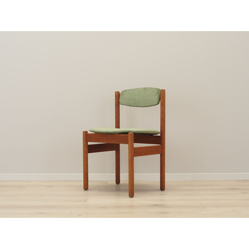 Pair of vintage oakwood chairs by Jørgen Baekmark for Fdb Møbler, 1960s