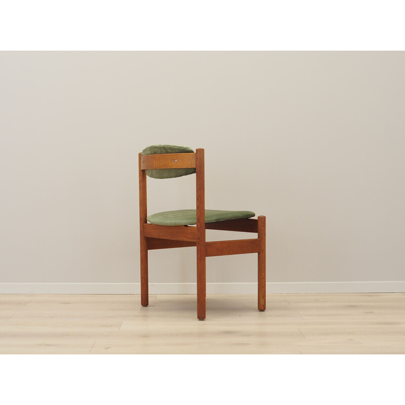 Pair of vintage oakwood chairs by Jørgen Baekmark for Fdb Møbler, 1960s