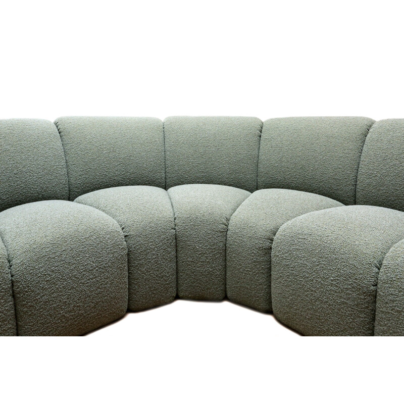 Mid century re-upholstered "Mississippi" modular sofa, Pierre PAULIN - 1970s