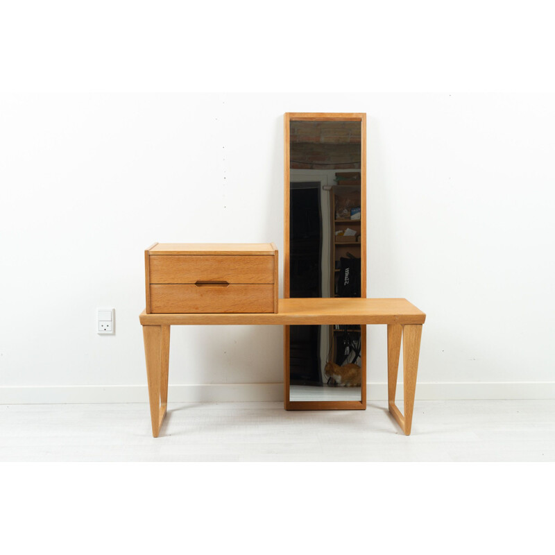 Vintage oak hallway set by Kai Kristiansen for Aksel Kjersgaard, Denmark 1960