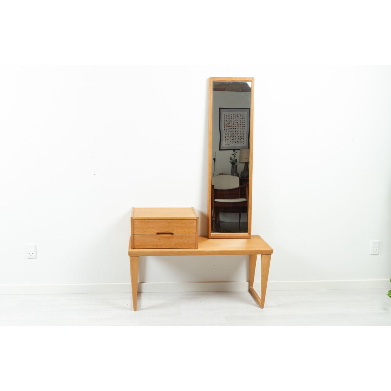 Vintage oak hallway set by Kai Kristiansen for Aksel Kjersgaard, Denmark 1960