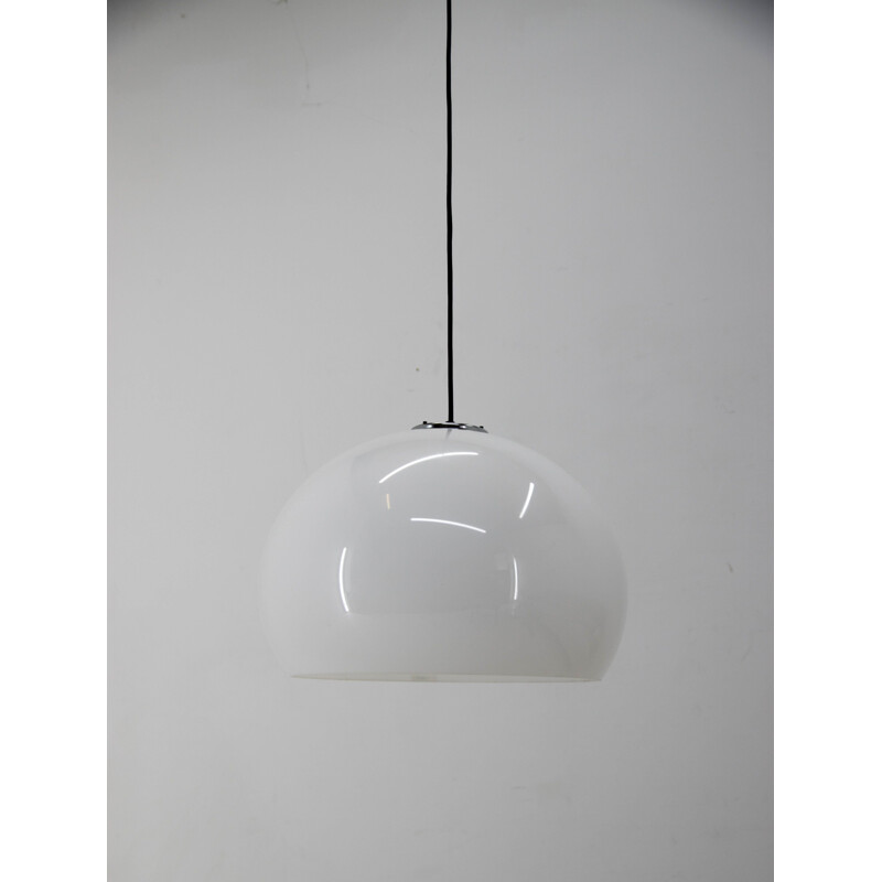 Mid century pendant lamp by Harvey Guzzini for Meblo, Italy 1970s