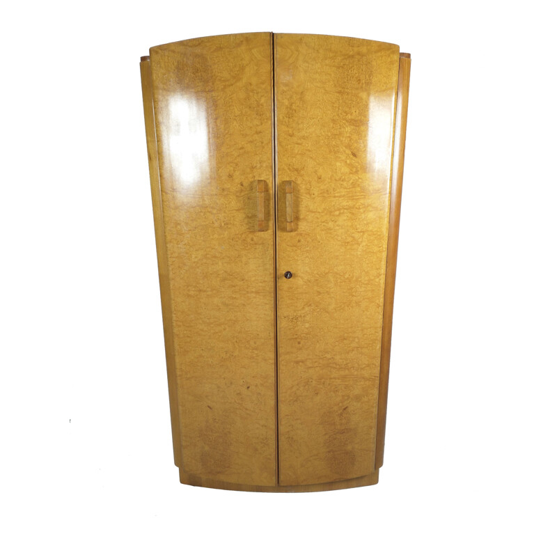 Art Deco vintage walnut cabinet by Jindřich Halabala for Up Zavody, 1950s