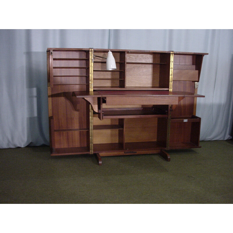 Mid century "Magic box" desk in teak - 1970s