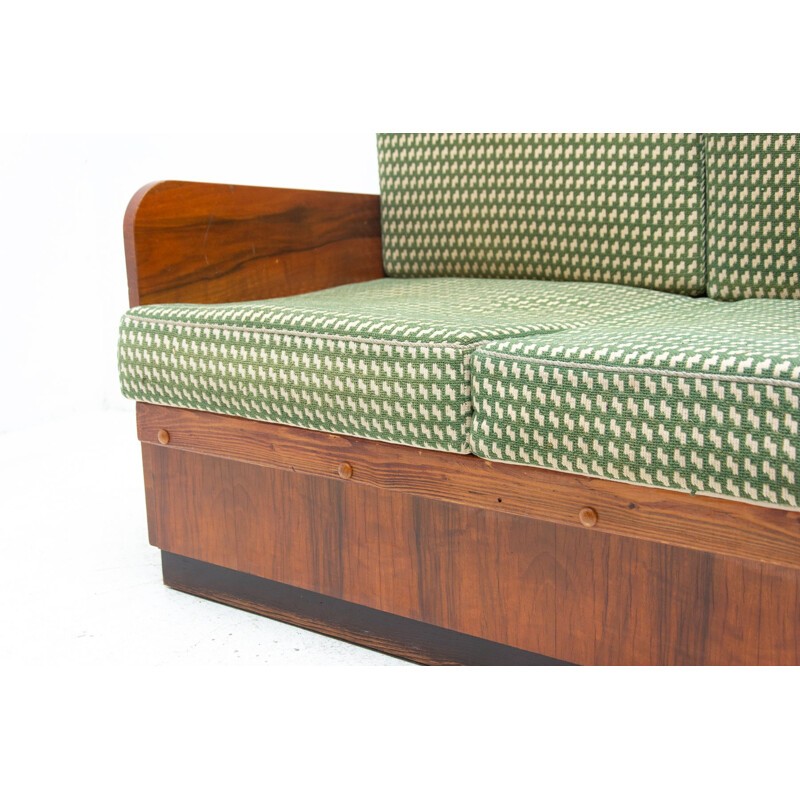 Mid century folding sofabed by Jindřich Halabala for Up Závody, 1950s