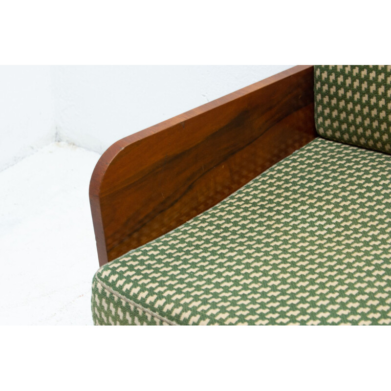 Mid century folding sofabed by Jindřich Halabala for Up Závody, 1950s