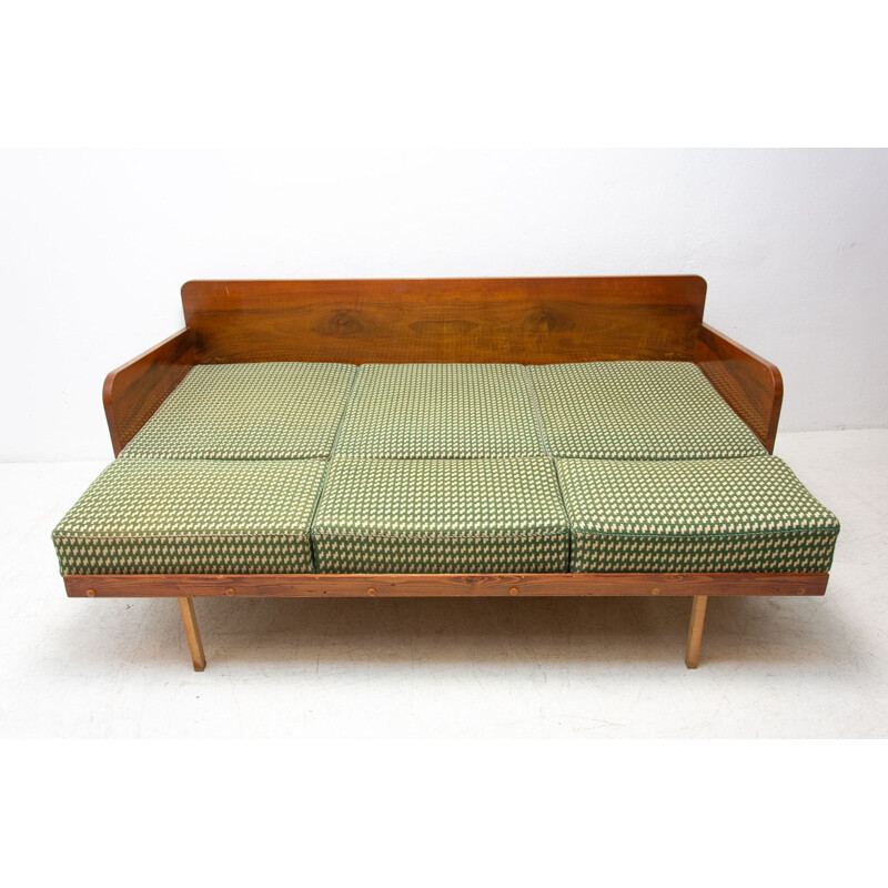 Mid century folding sofabed by Jindřich Halabala for Up Závody, 1950s