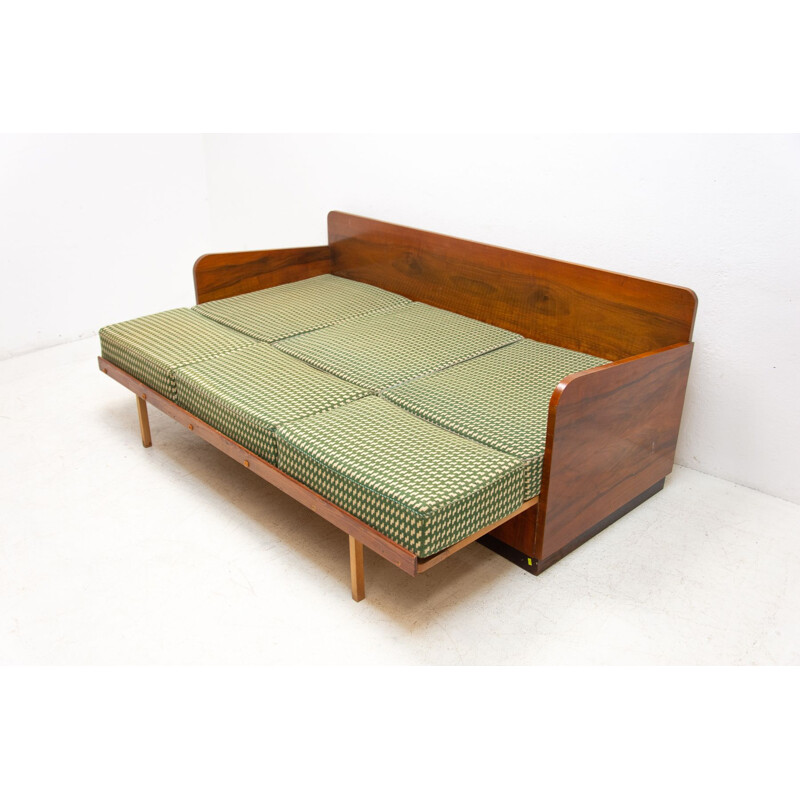 Mid century folding sofabed by Jindřich Halabala for Up Závody, 1950s