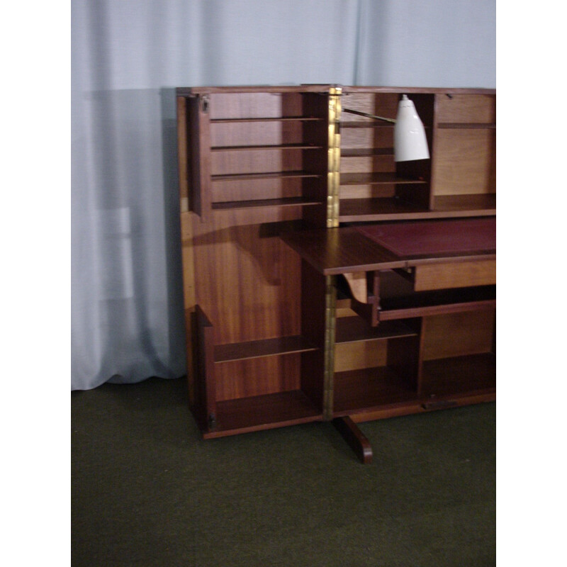 Mid century "Magic box" desk in teak - 1970s