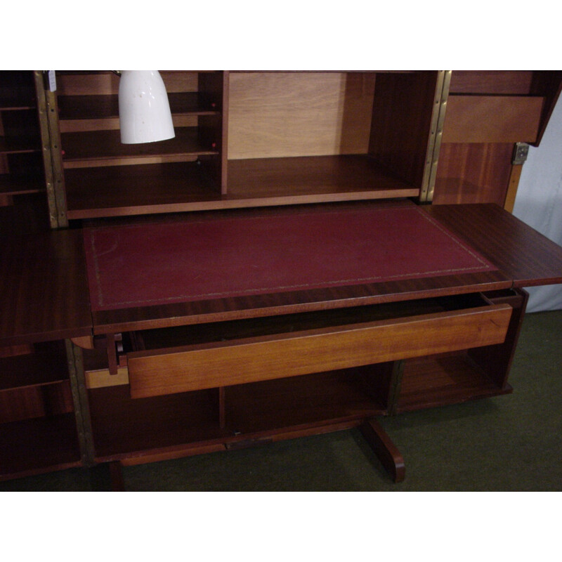 Mid century "Magic box" desk in teak - 1970s