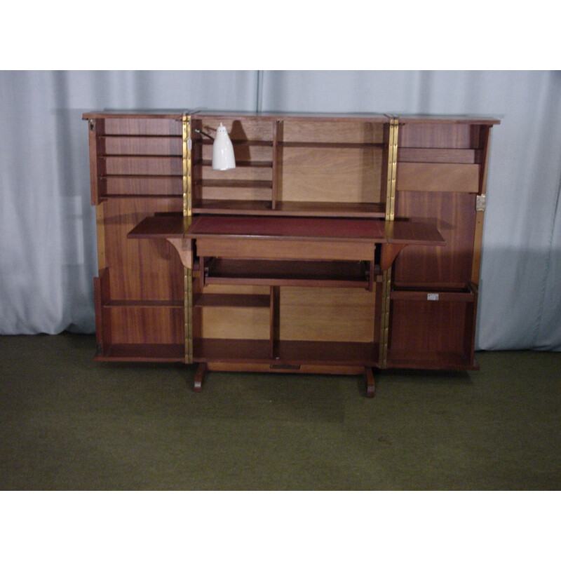 Mid century "Magic box" desk in teak - 1970s