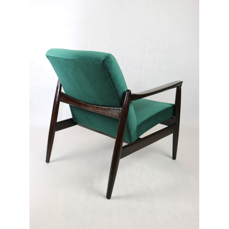 Vintage green Gfm-64 armchair by Edmund Homa, 1970s