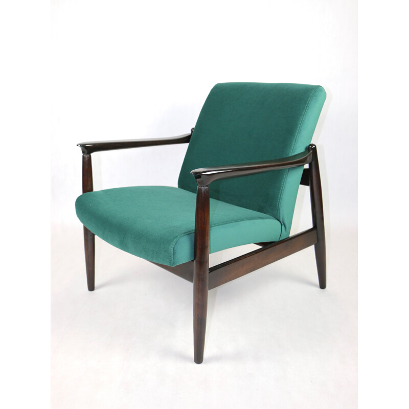 Vintage Sessel Gfm-64 grün von Edmund Homa, 1970