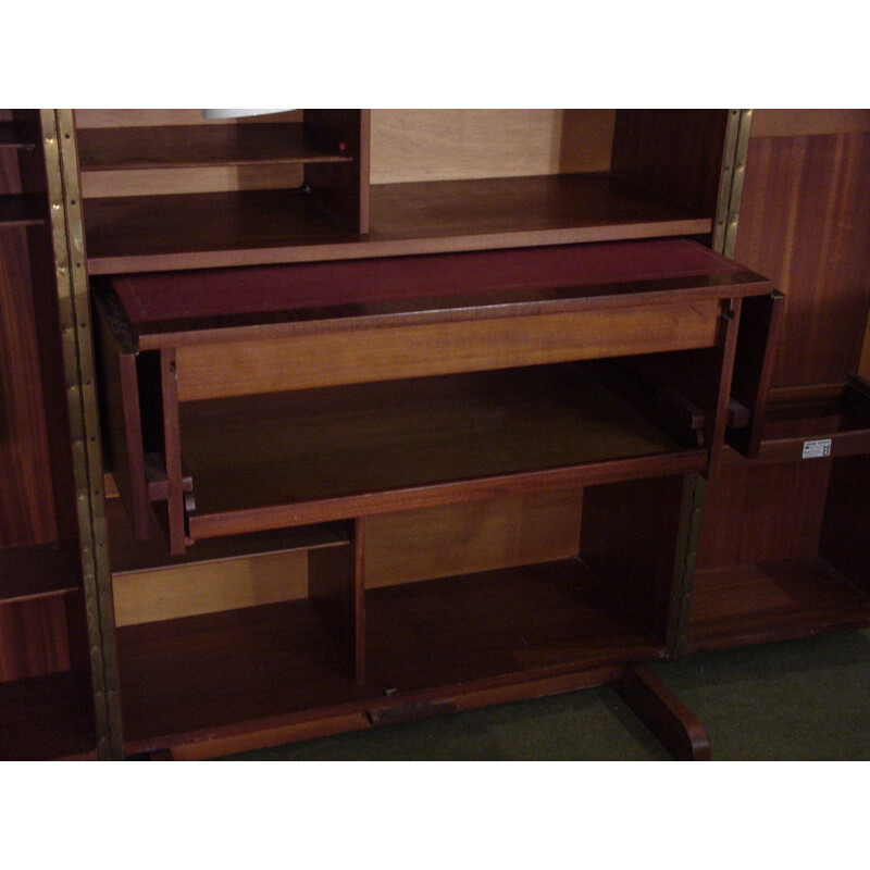 Mid century "Magic box" desk in teak - 1970s