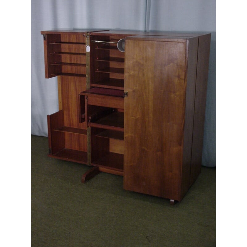 Mid century "Magic box" desk in teak - 1970s