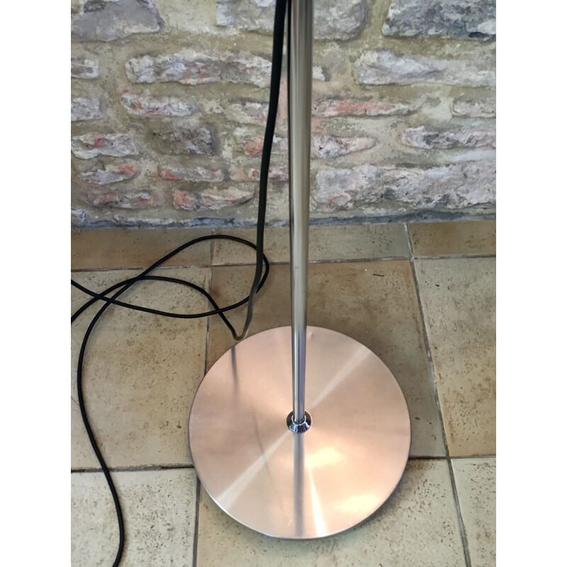 Vintage floor lamp with 2 metal spots by Alain Richard for Disderot