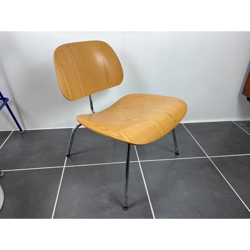 Vintage Lcm chair in natural ashwood by Charles & Ray Eames for Vitra, 2000