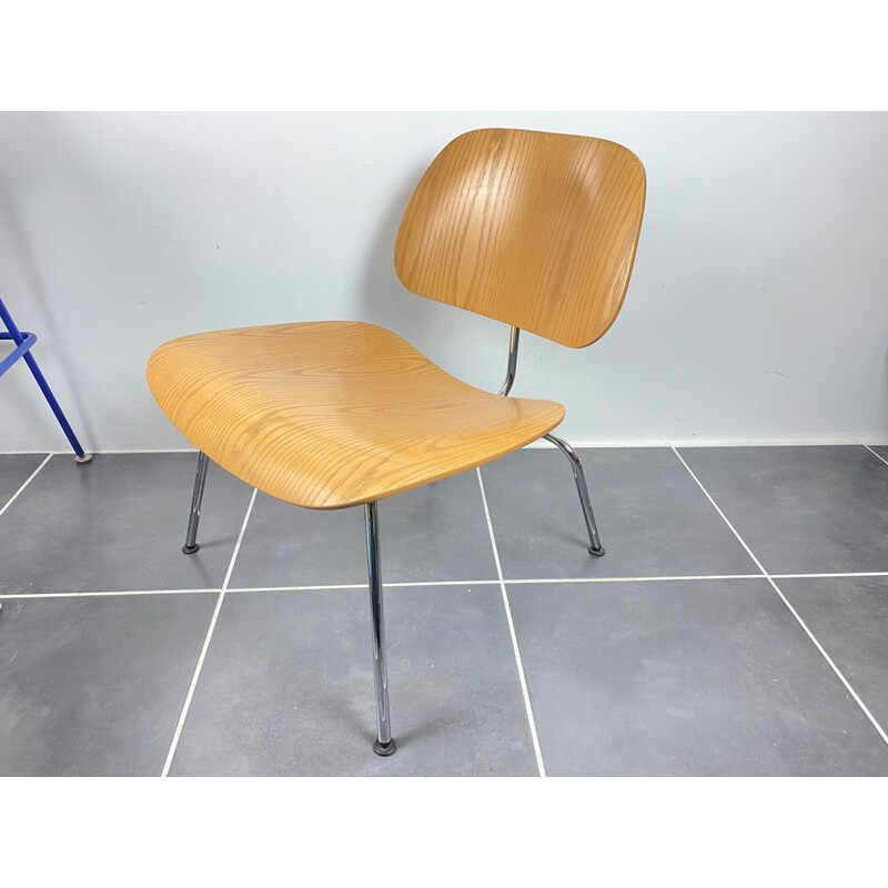 Vintage Lcm chair in natural ashwood by Charles & Ray Eames for Vitra, 2000