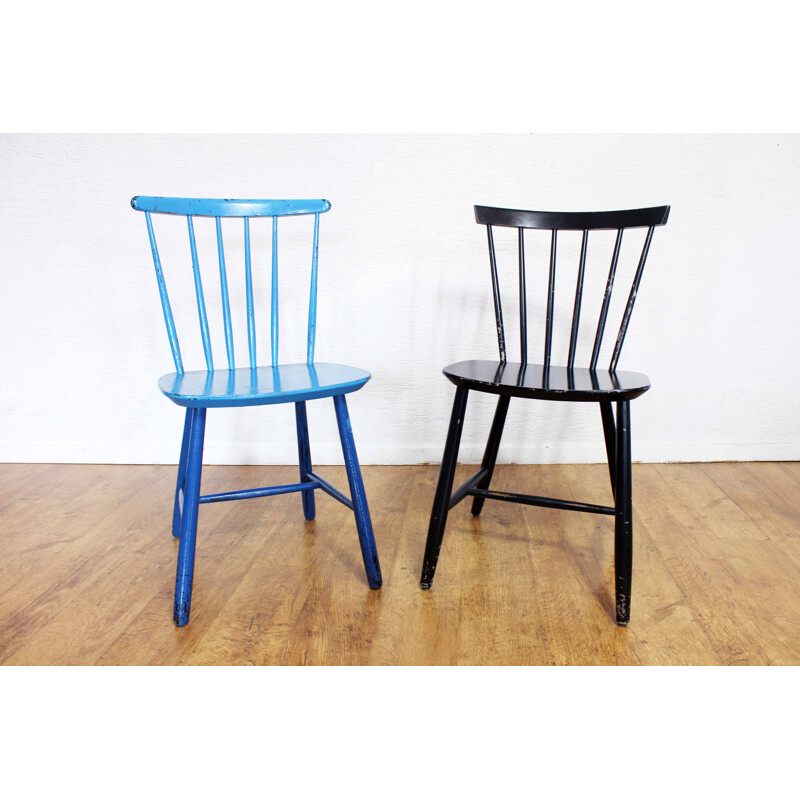 Pair of scandinavian vintage chairs, 1960