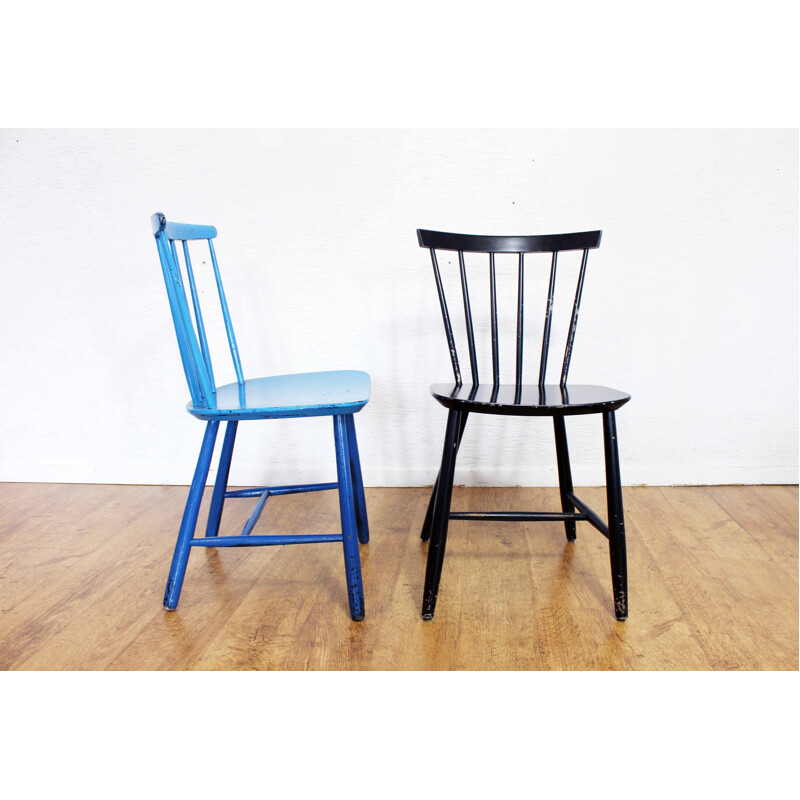Pair of scandinavian vintage chairs, 1960