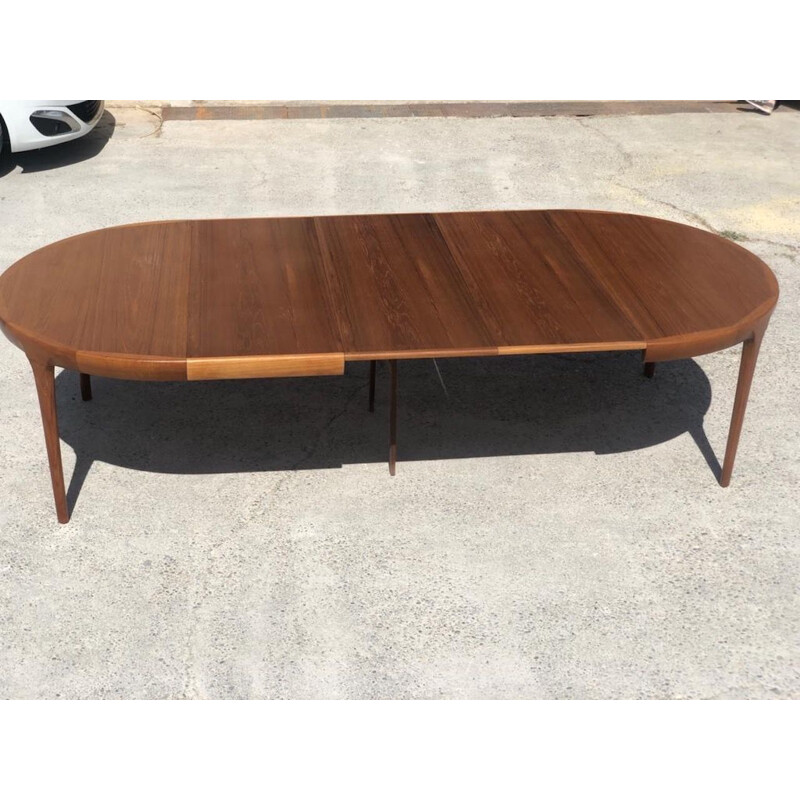 Set da pranzo vintage in teak di Ib Kofod Larsen per Mobelfabrik, Danimarca 1960