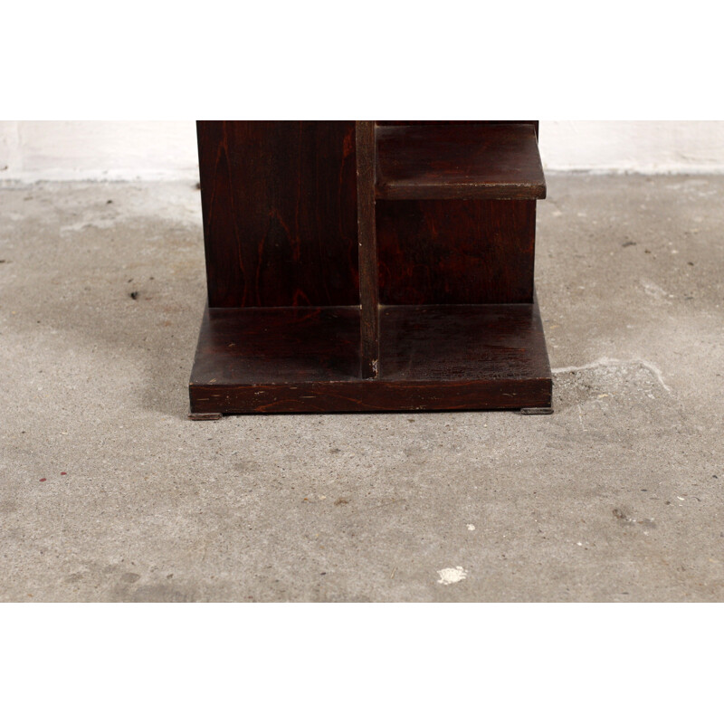 Vintage side table with pattern on the top - 1930s