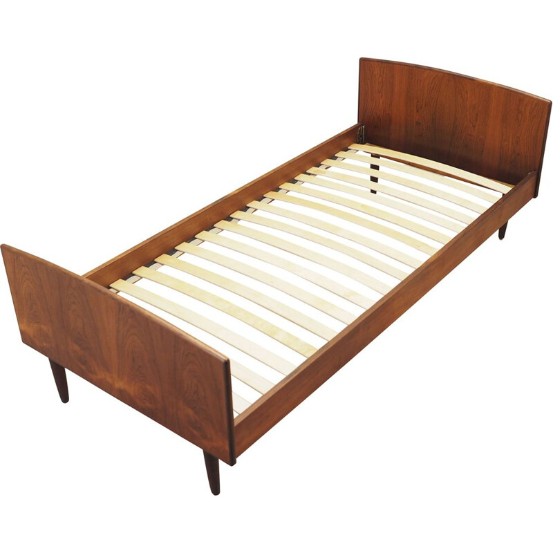 Rosewood vintage bed, Denmark 1970s