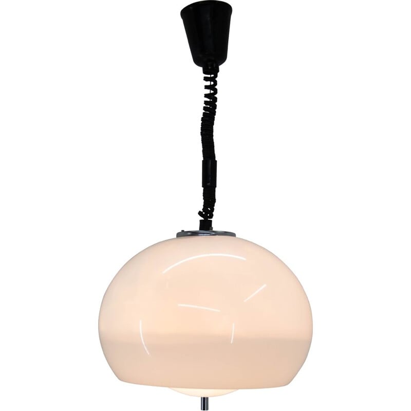 Vintage hanglamp van Harvey Guzzini voor Meblo, Italië 1970