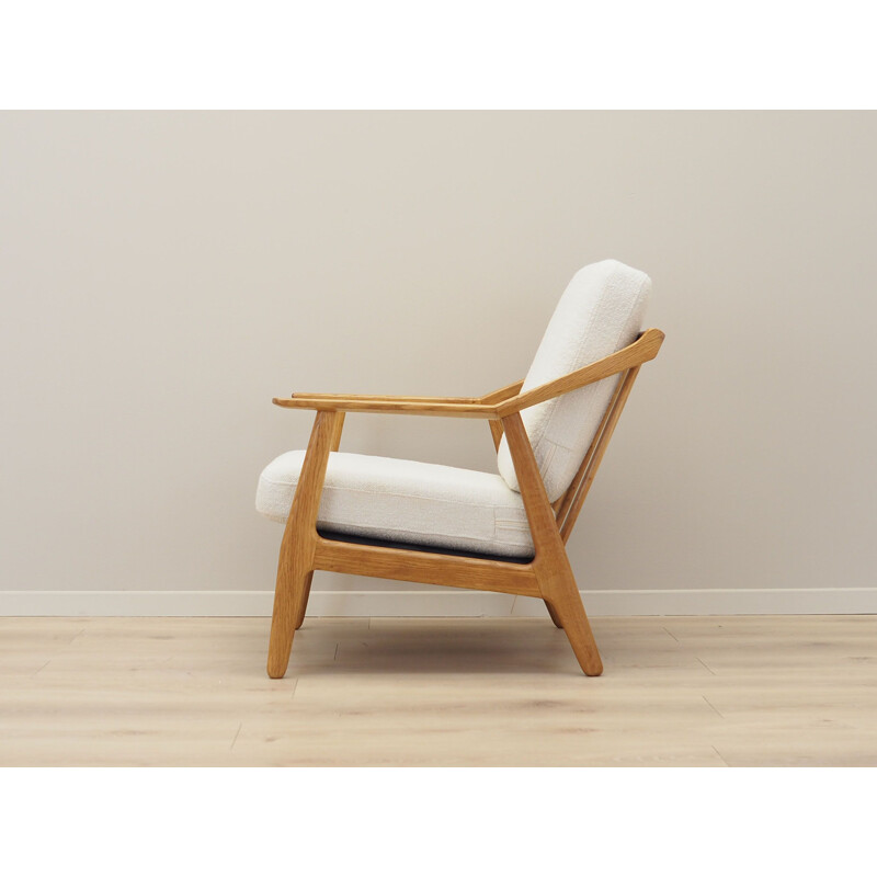 Fauteuil danois vintage en bois de chêne par H. Brockmann Petersen pour Randers Møbelfabrik, 1960