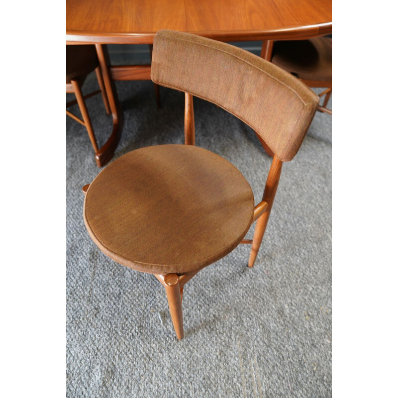 Mid-century wooden dining set by Korfod-Larsen for G plan Fresco