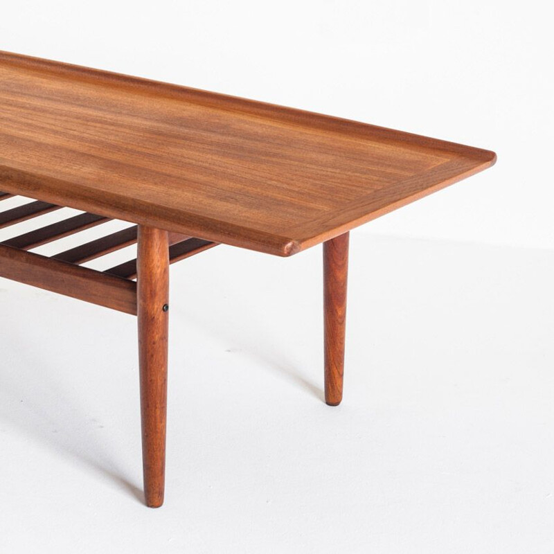 Vintage teak coffee table by Grete Jalk for Glostrup Møbelfabrik, Denmark 1960